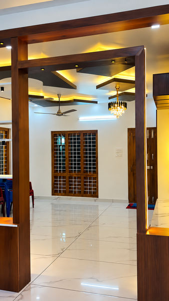 Living room partition design three